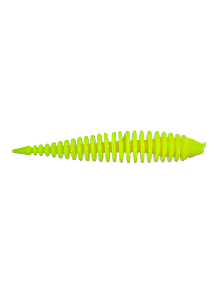 Приманка ZUB-MAGGOT SLIM 50мм(2")-10шт, (цвет 301) желтый