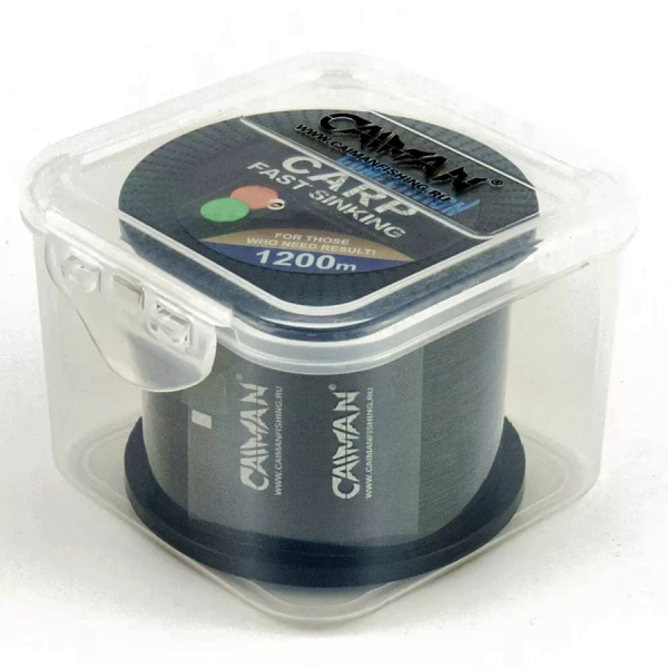 Леска Caiman Competition Carp 1200м черная 0,28мм