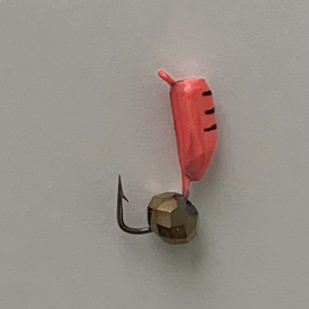 Безнасадка 3 красный, гр шарик, 0,7гр. золото