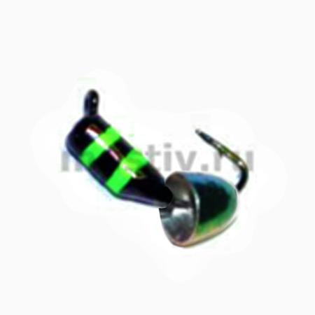 Безнасадка 2,5 пчёлка зелёный, латунь конус, 0,6гр. (хамелеон)