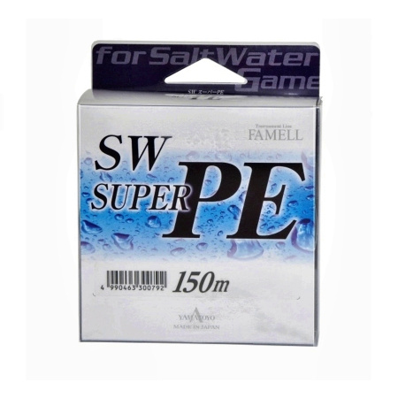Леска плетеная YAMATOYO SW SUPER PE 150m (blue) #1.5 (20 Lb)