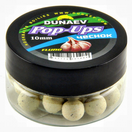 Бойлы DUNAEV POP-UP 10мм Чеснок (30г)