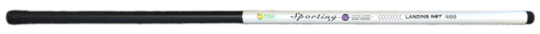 Рукоять для подсачека "Sporting" FISH CRYSTAL  телескопическая,  карбон 4 секций, 4,0 м.