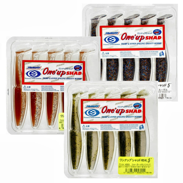 Мягкие приманки Sawamura One'Up Shad 5" #158 Мягкие приманки Sawamura One'Up Shad 5" #158