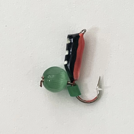 Столбик Кошачий глаз 2,5 мм подвесной ЧЕРНО-КРАСНЫЙ