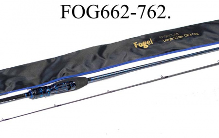 Удилище спиннинговое FOGEL, 2 секции, полая верш, длина 2.28 м, тест 5-21 г