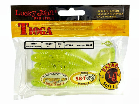 Виброхвосты съедоб. искусст. LJ Pro Series TIOGA 3.9in (10.00)/071 5шт.