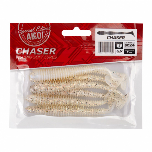 Силиконовая приманка AKKOI CHASER  88mm цвет SC24 Силиконовая приманка AKKOI CHASER  88mm цвет SC24