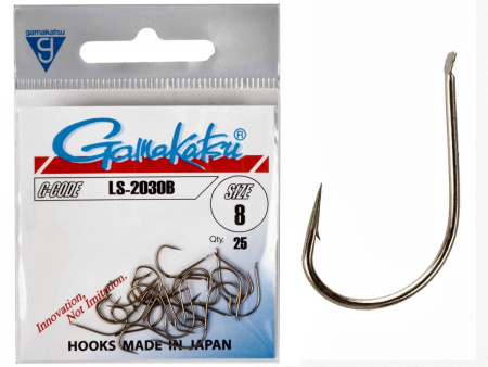 Крючки Gamakatsu LS-2030B HOOKS BRONZE разм. 08 25шт.