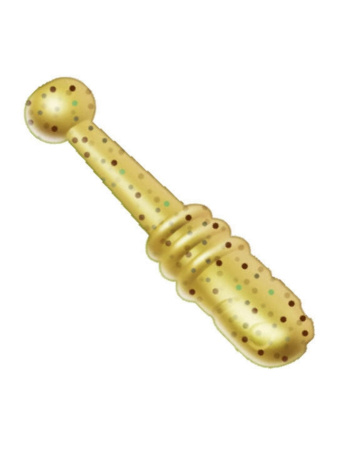 Приманка ZUB-KLOP 19мм(0,7")-20шт, (цвет 503) коричневый с блестками