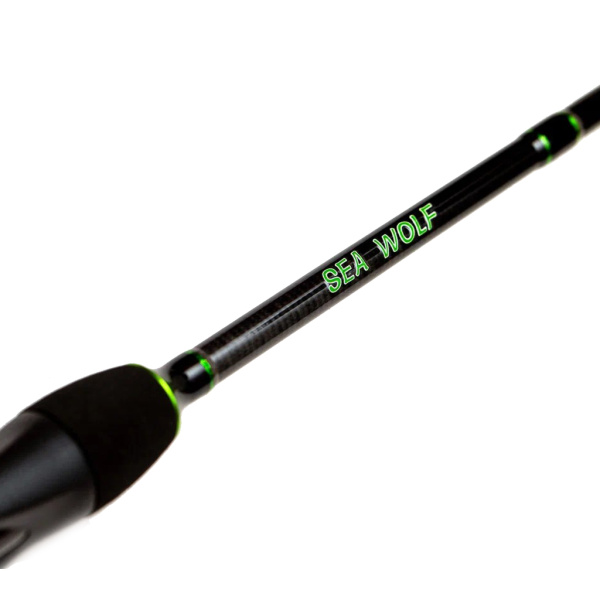 Удилище спиннинговое SEA WOLF 2 секции, полая верш, длина 2.10 м, тест 0.5-5 г новинка